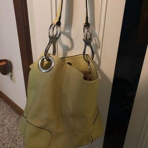 Yellow purse
